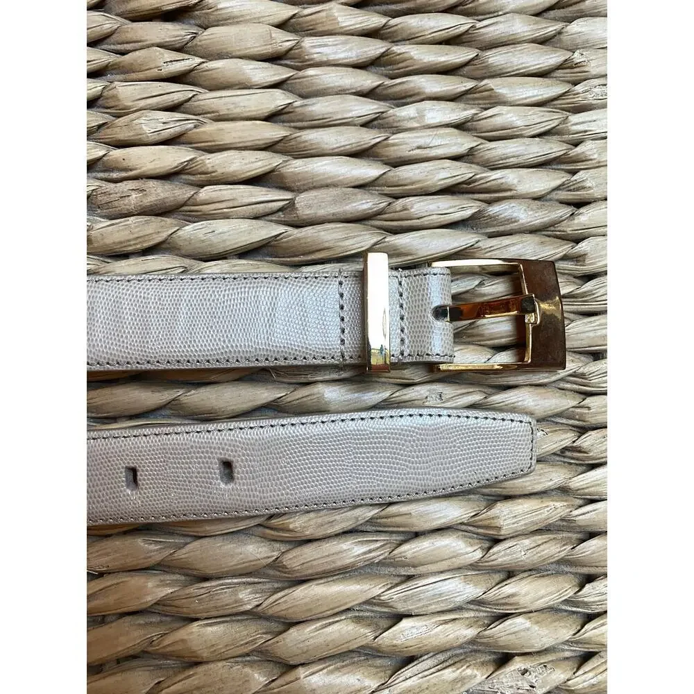 Vintage Belt Italian Calfskin Leather 27” - 30